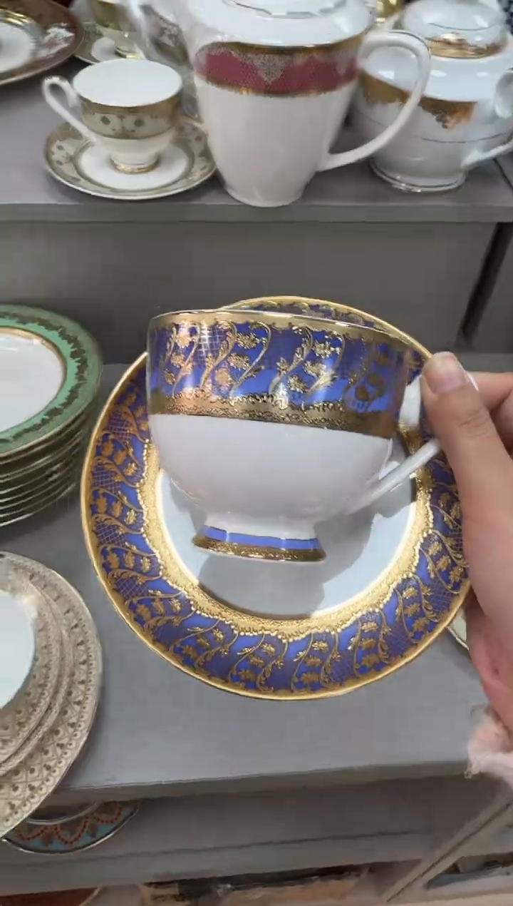 【闪购商品】瓷片一杯一碟  福利微瑕