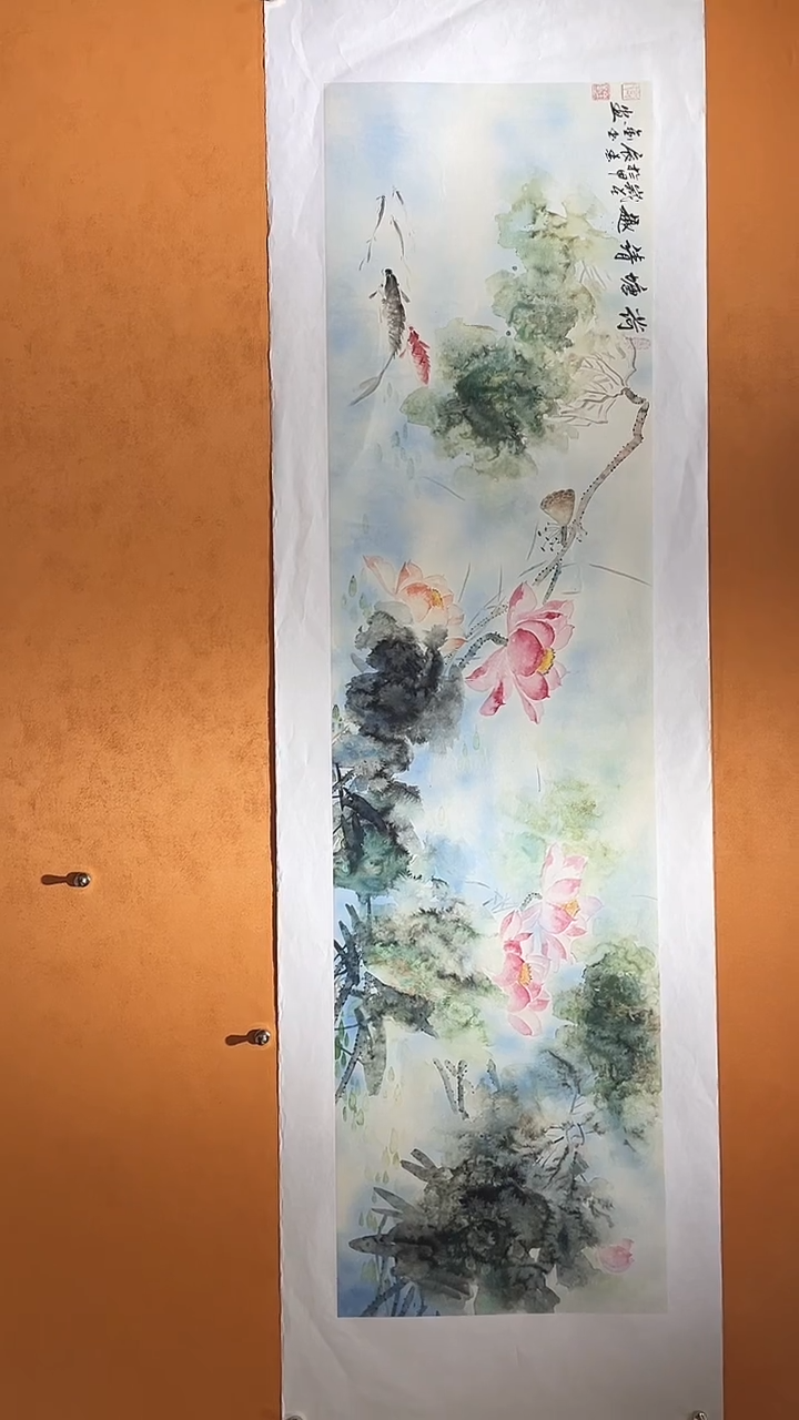 国画刘金玉老师亲笔手绘