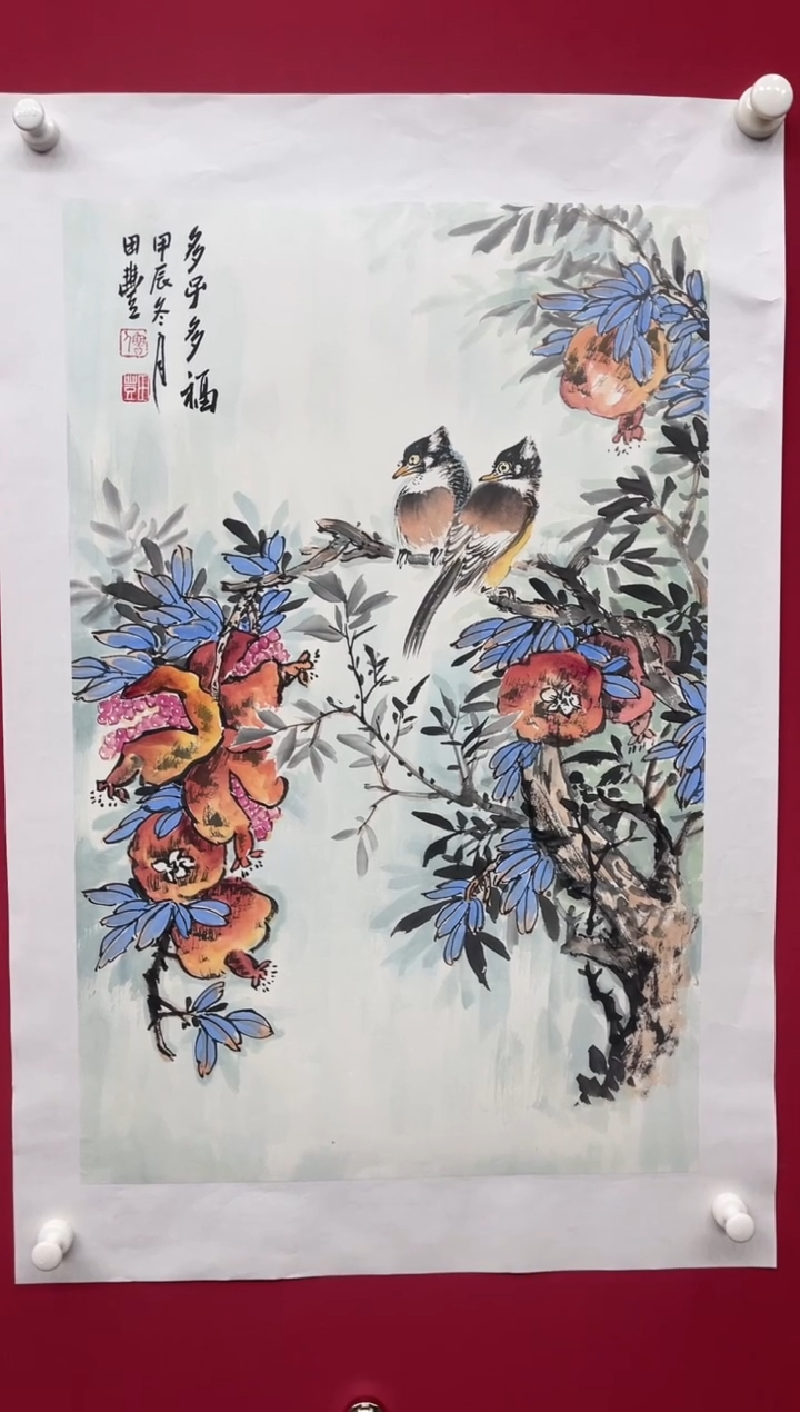 【闪购商品】国画田丰-花鸟/无框W