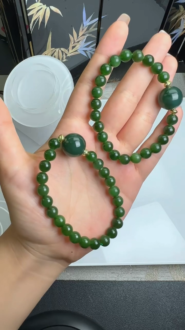 手链未镶嵌和田玉JJD0603GCB0008多样性发一