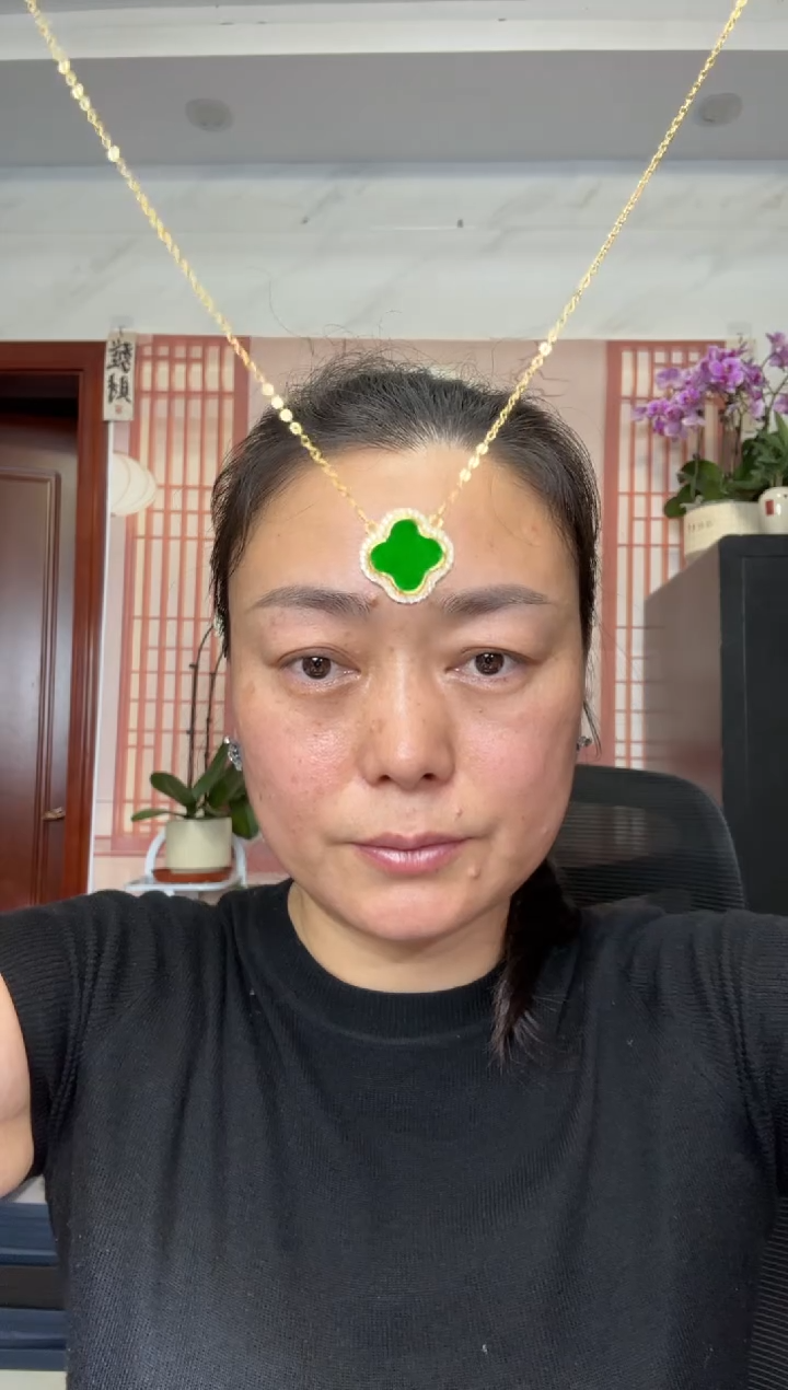 颈饰银S925镶嵌翡翠00007092