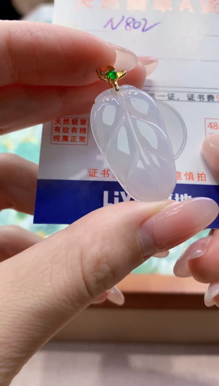 颈饰未镶嵌翡翠天然缅甸a货翡翠