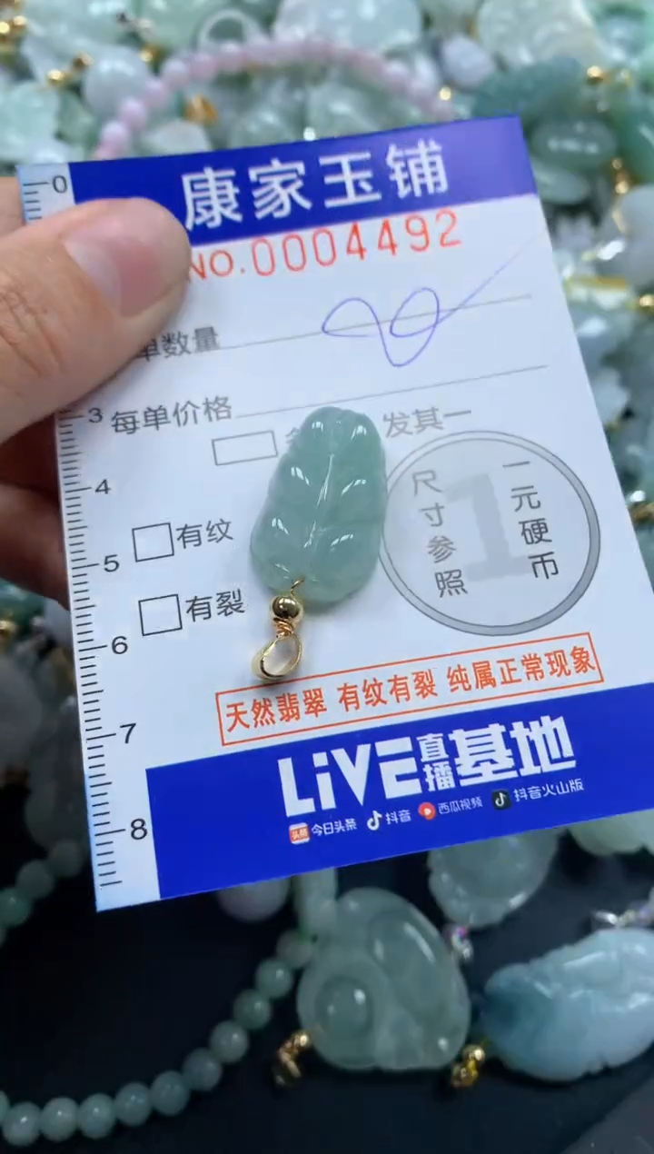 颈饰未镶嵌翡翠4492