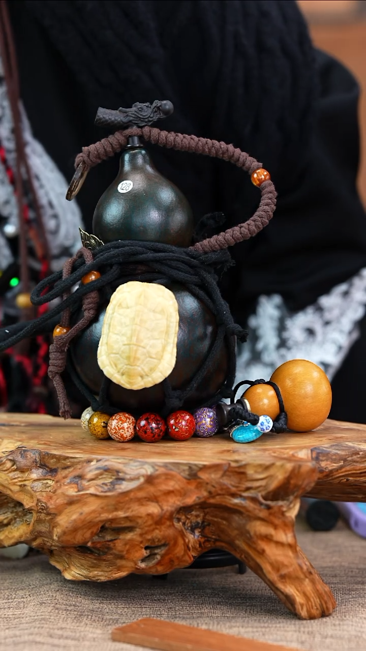 【闪购商品】128—光岳葫天然大漆酒葫芦不含漆珠