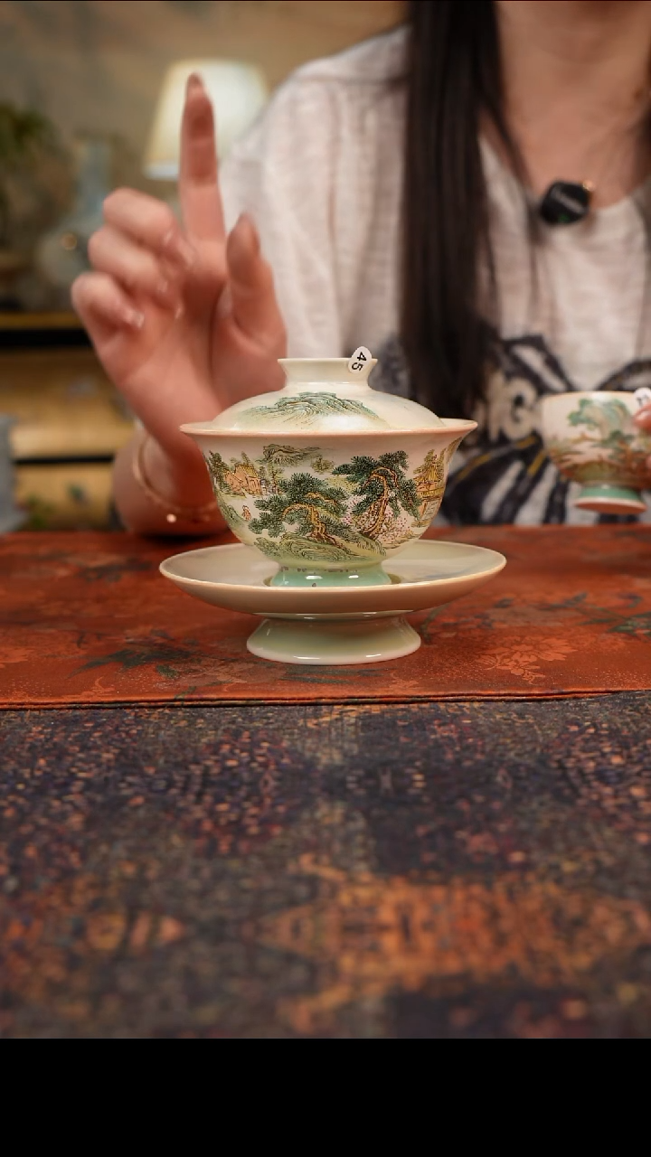 杯景德镇陶瓷杯碗柴烧多人