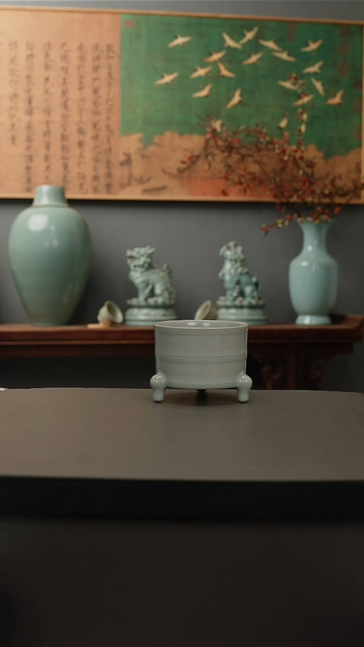 原产地原矿   三足杯