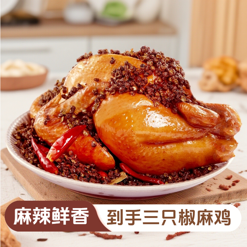 【三只装丨椒麻鸡】正宗椒麻鸡熟食卤味麻辣鲜香下酒菜即食