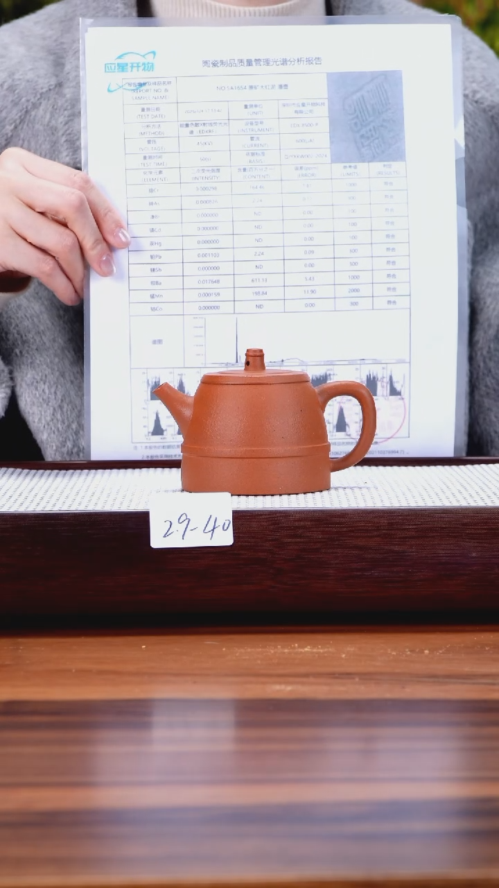 【闪购商品】紫砂茶壶2.9-40 大红泥 腰缠万贯170