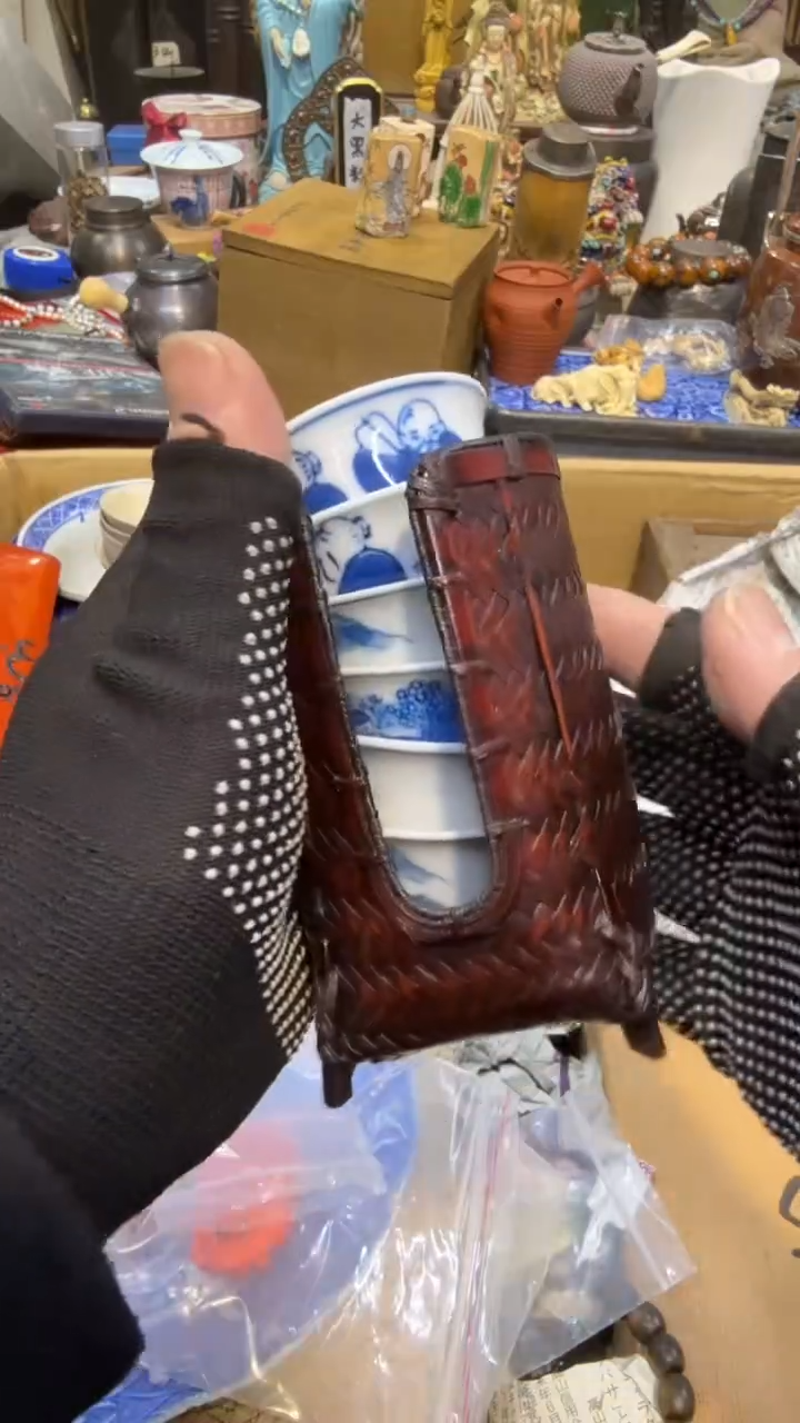 竹编中古艺术工艺美术品