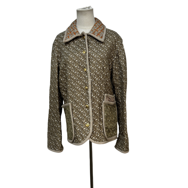 妃鱼/博柏利/桑蚕丝/外套/95新/M2/7