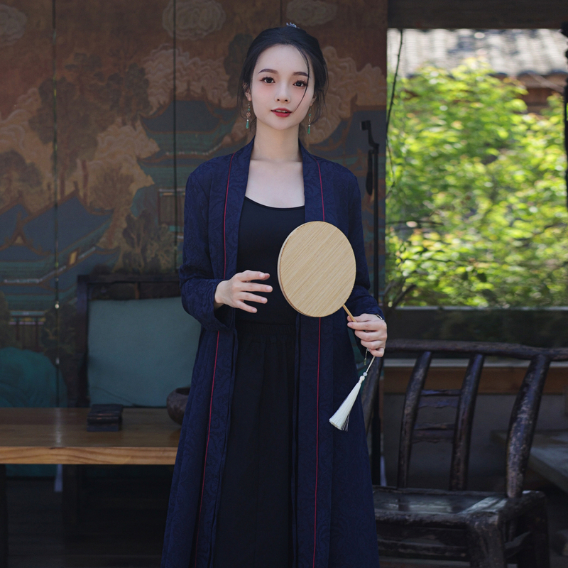 佛系禅意高端唐装中国风女装禅修服汉服改良版外套2025新款秋装