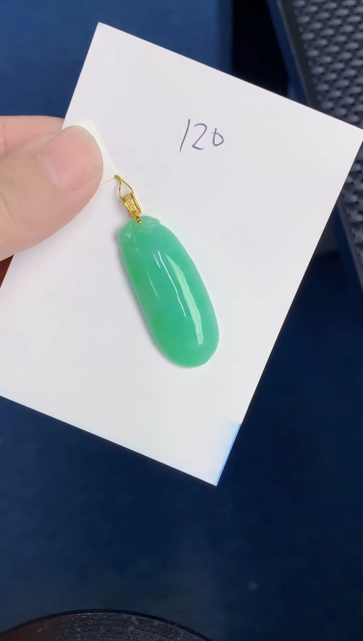 【闪购商品】翡翠颈饰18K金镶嵌000000000