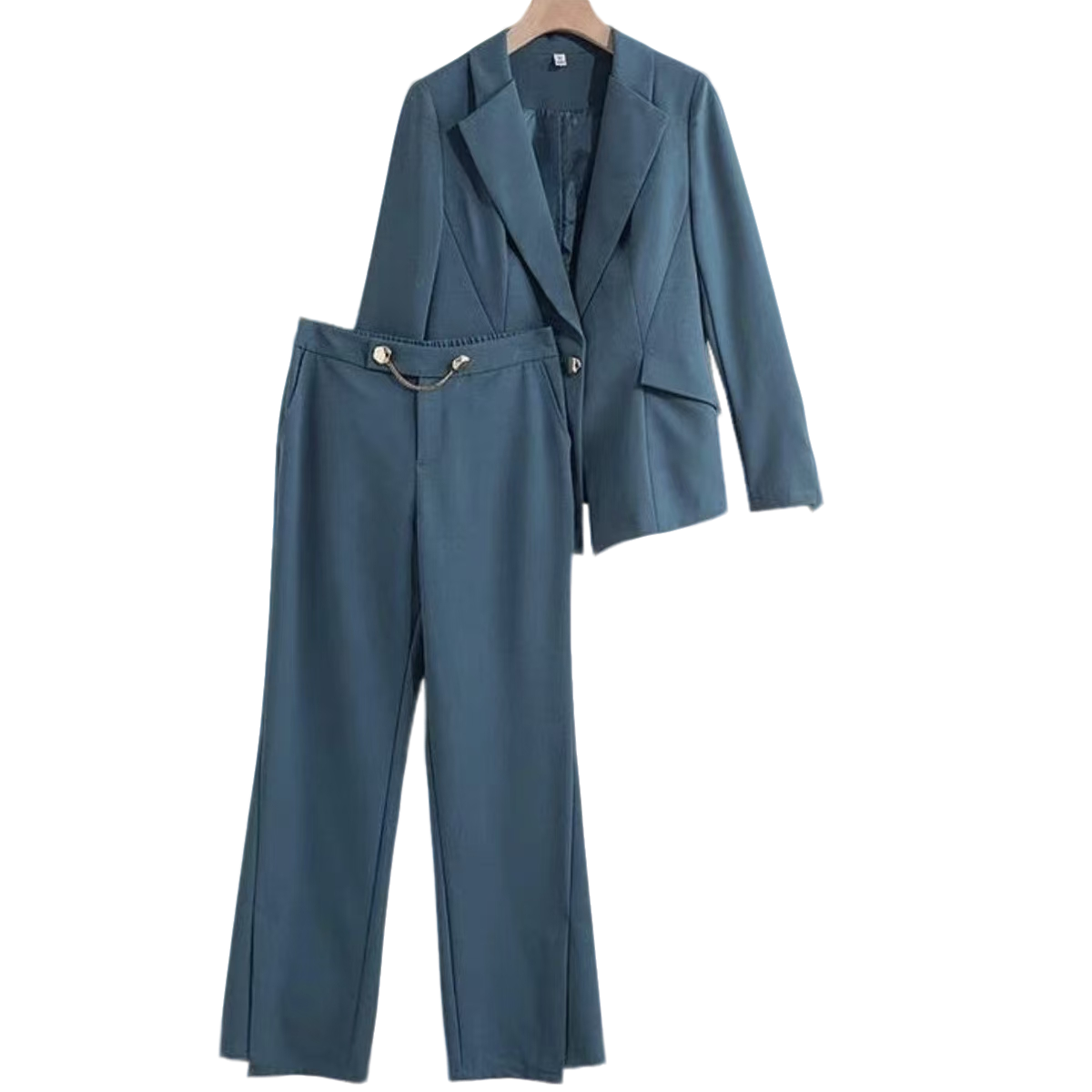 A01-A200西裤外套圆领薄款网红常规中老年女装百搭春夏宽松型