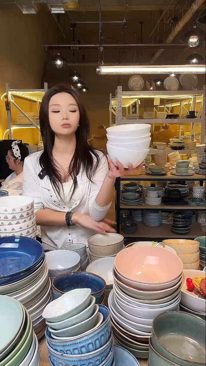 瓷234【瑕疵】外贸尾货窑变釉下彩