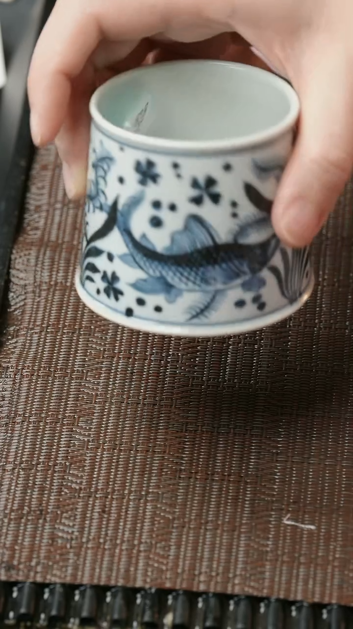 【闪购商品】杯五堂 鳜鱼水草威士忌杯