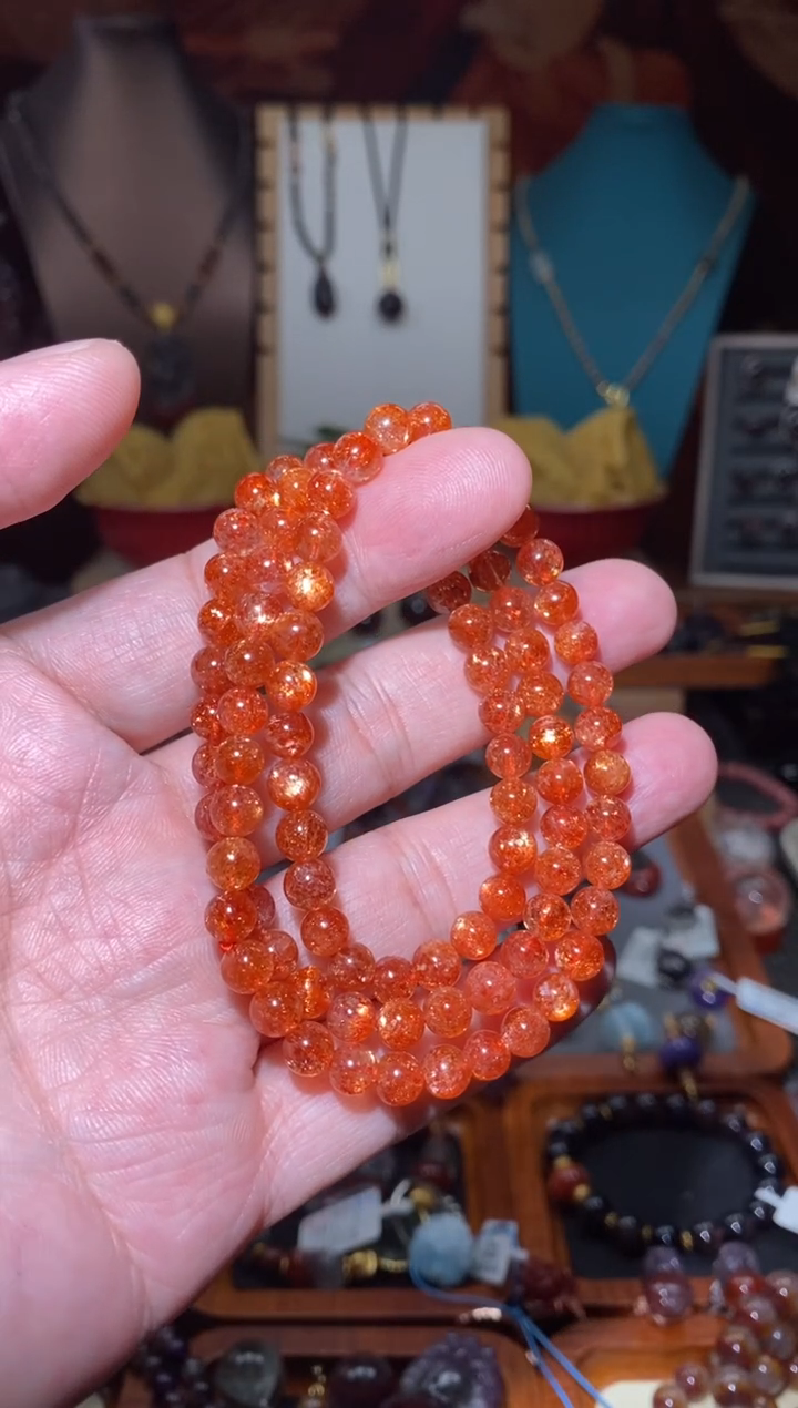 【闪购商品】日光石三圈未镶嵌金太阳三圈