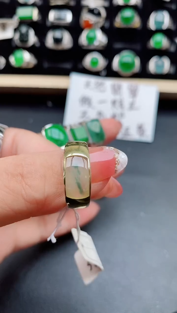【闪购商品】翡翠戒指银S925镶嵌2121212