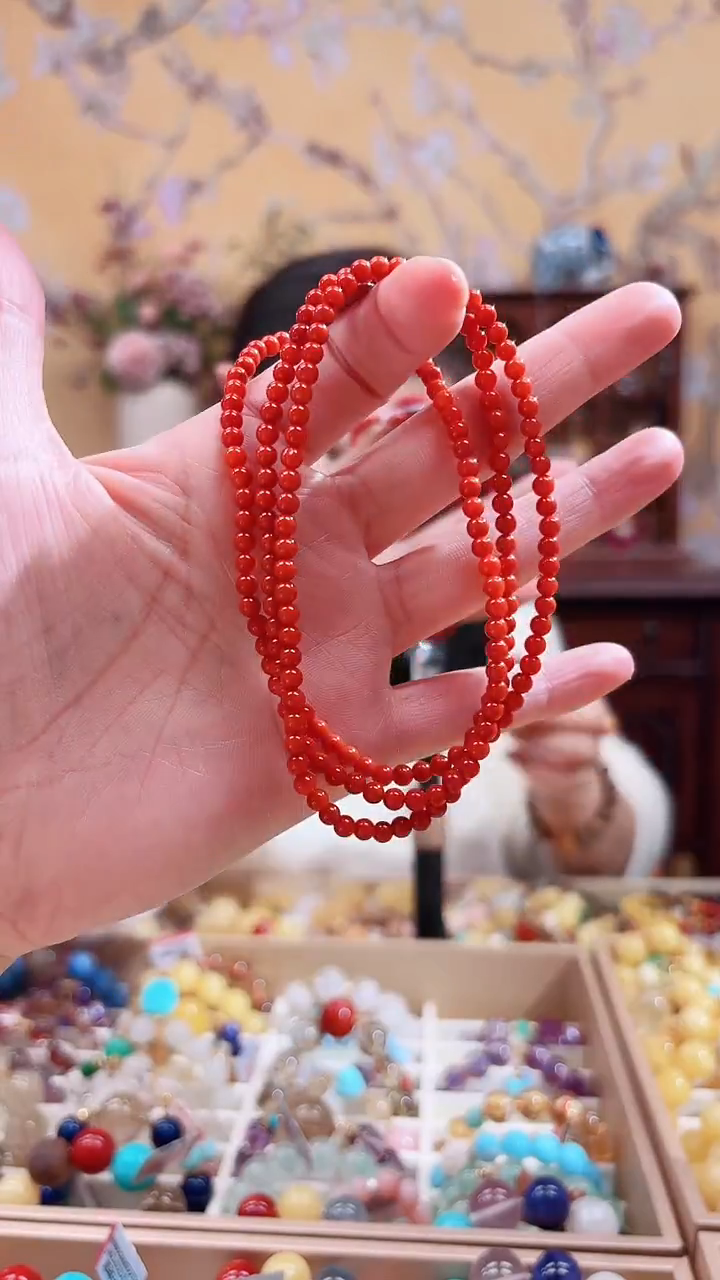 未镶嵌手链南红玛瑙设计款万能链