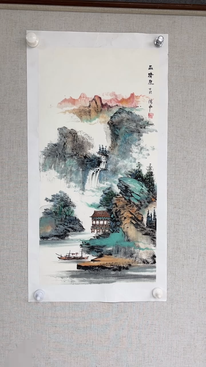 国画黄德中老师两平尺