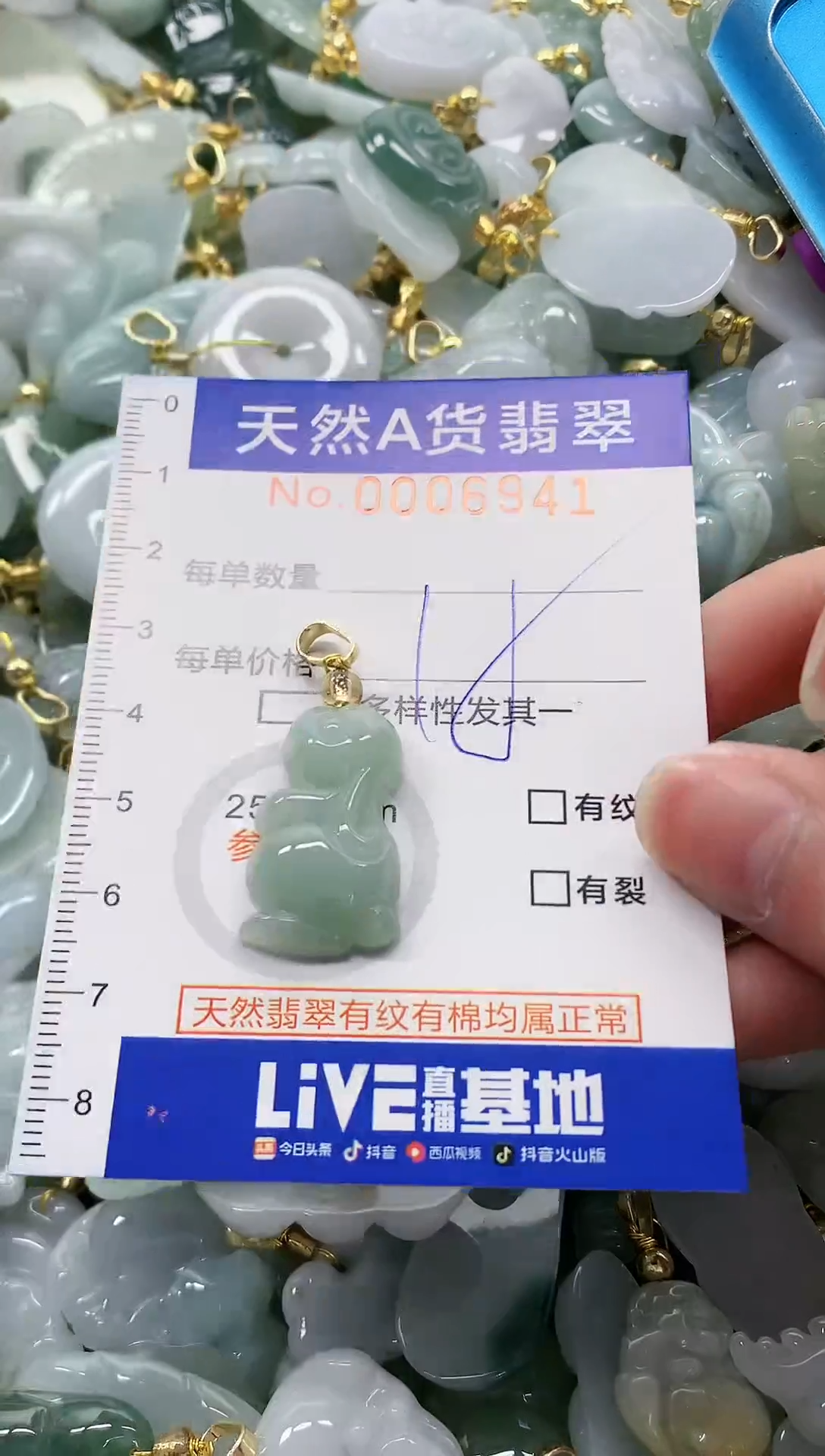颈饰未镶嵌翡翠纯天然a货翡翠