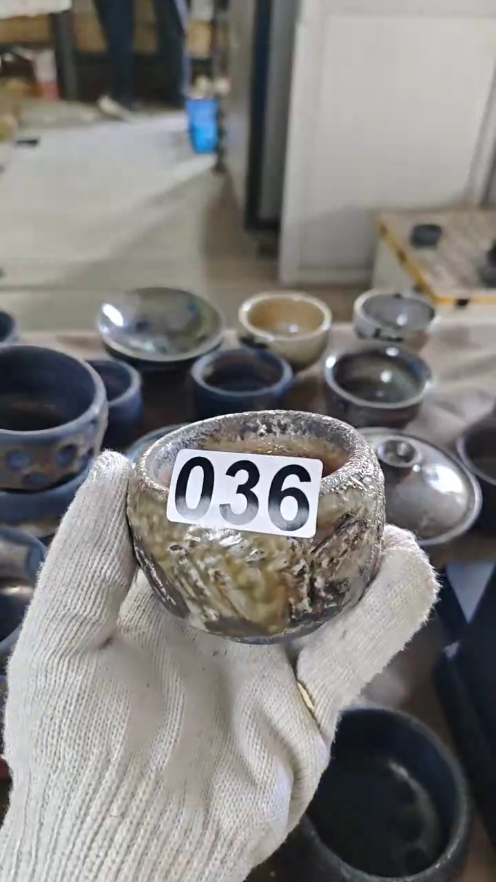 【闪购商品】其他柴烧志野主人杯036