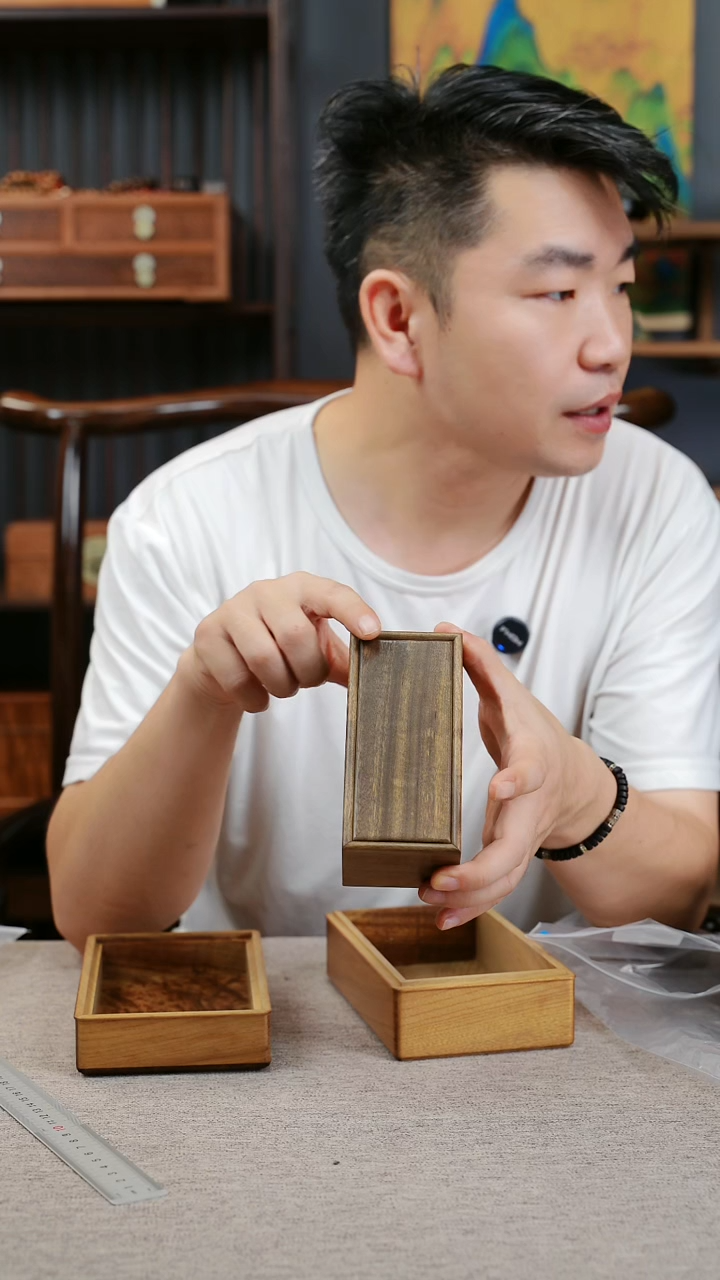 金丝楠金丝楠木圆包圆推拉盒