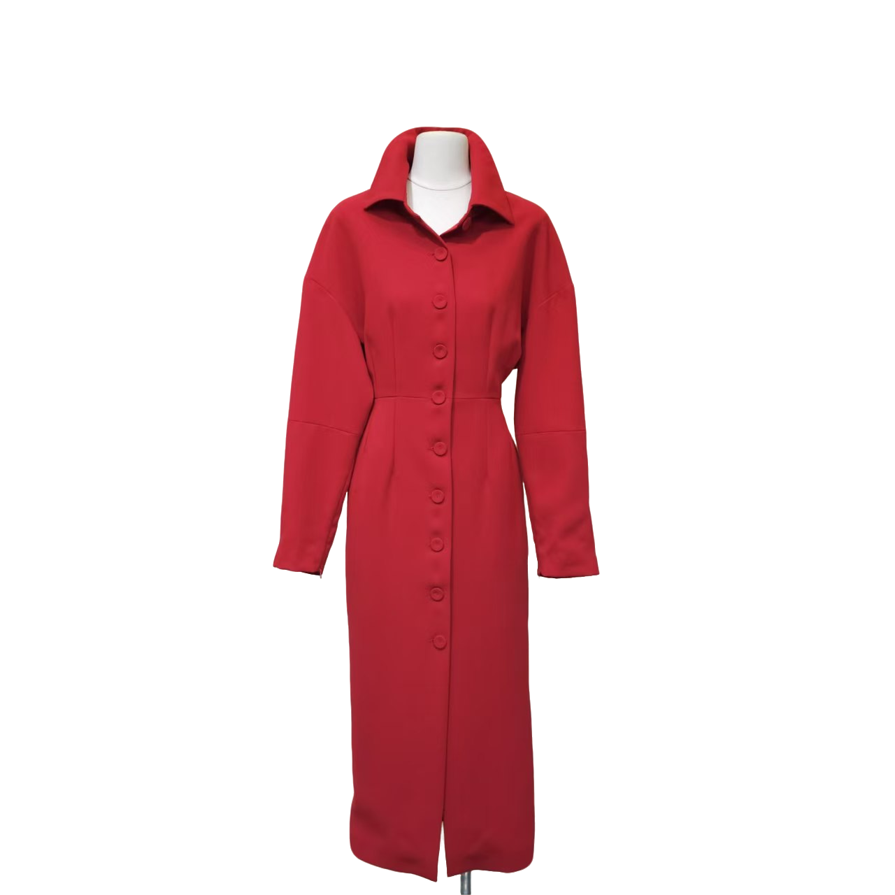 MONICA 阔版系扣潮流设计感气质连衣裙