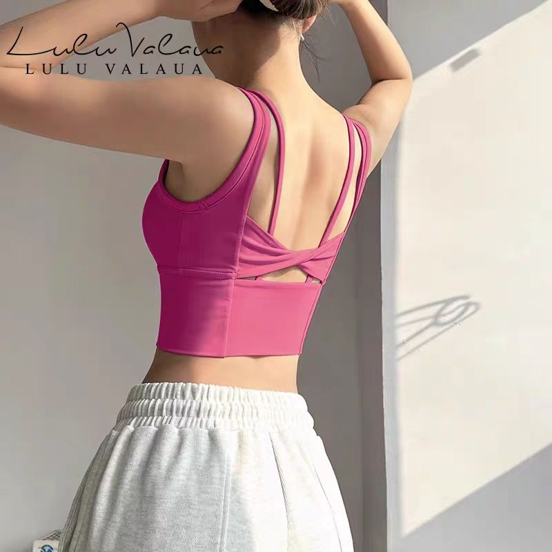 运动内衣女防震跑步美背性感瑜伽背心训练专业健身服文胸夏季