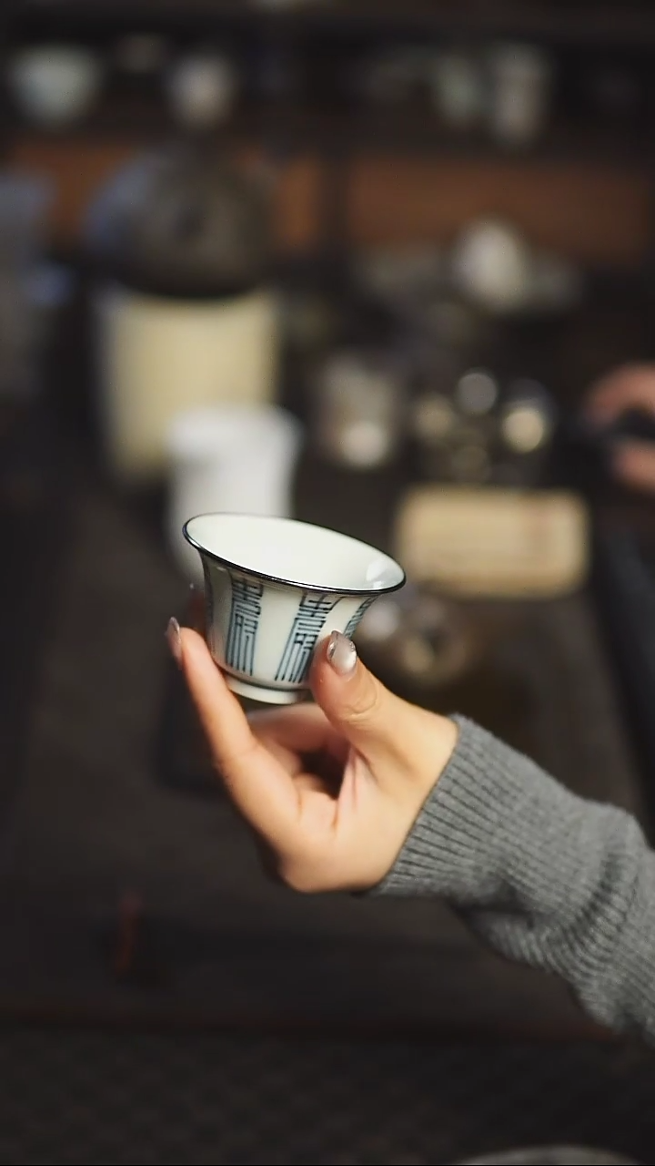 【闪购商品】太初 手绘包口若深杯