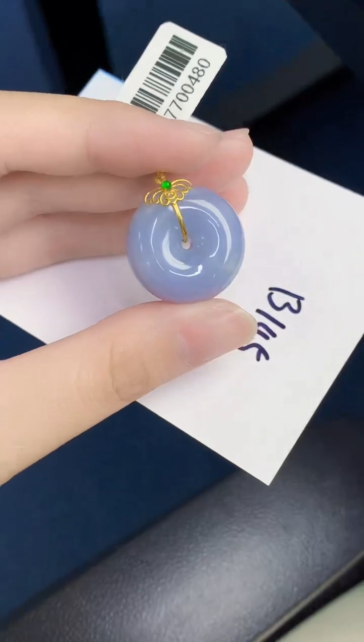 【闪购商品】翡翠颈饰18K金镶嵌000000000
