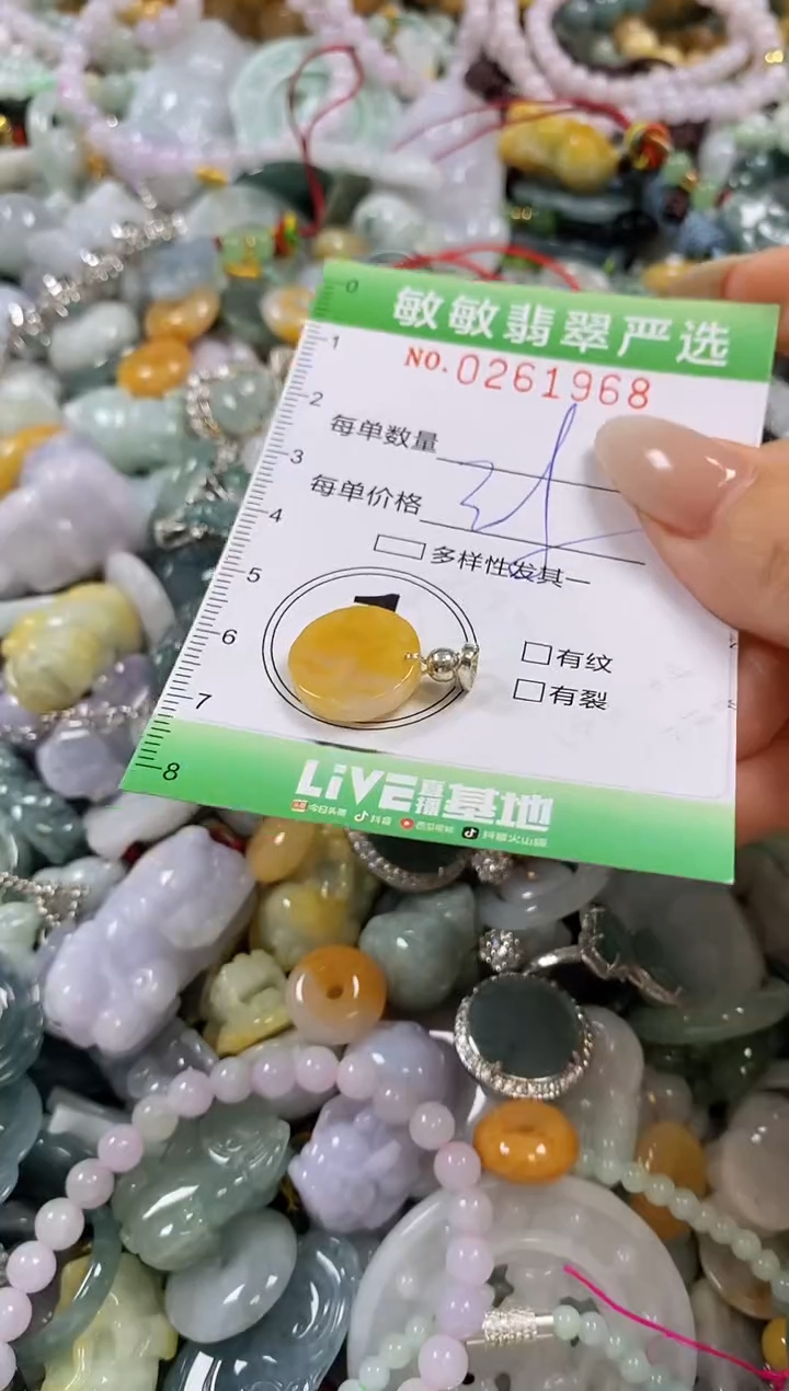 翡翠未镶嵌颈饰闪购0261968