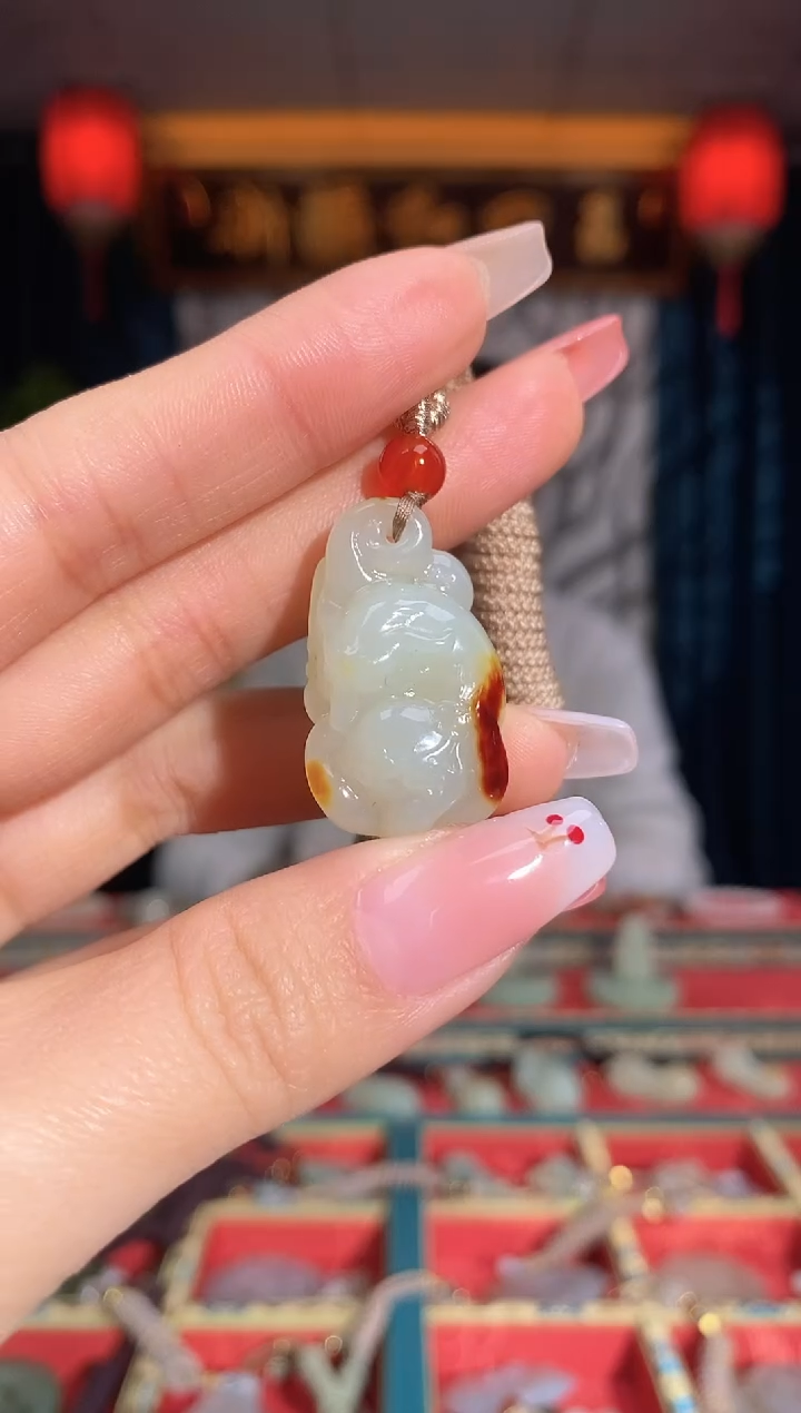 【闪购商品】和田玉颈饰未镶嵌凤九