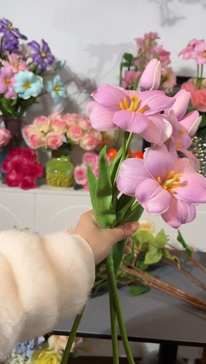 3枝紫色2头布朗尼