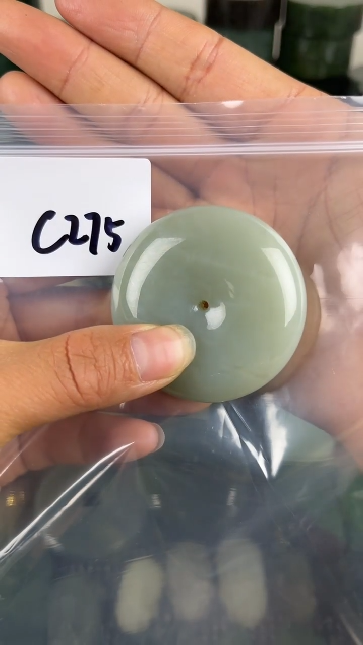 和田玉未镶嵌珠宝半成品扣子