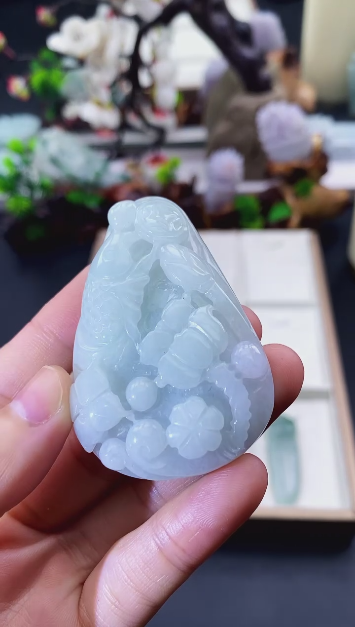 颈饰未镶嵌翡翠天然缅甸A货翡翠