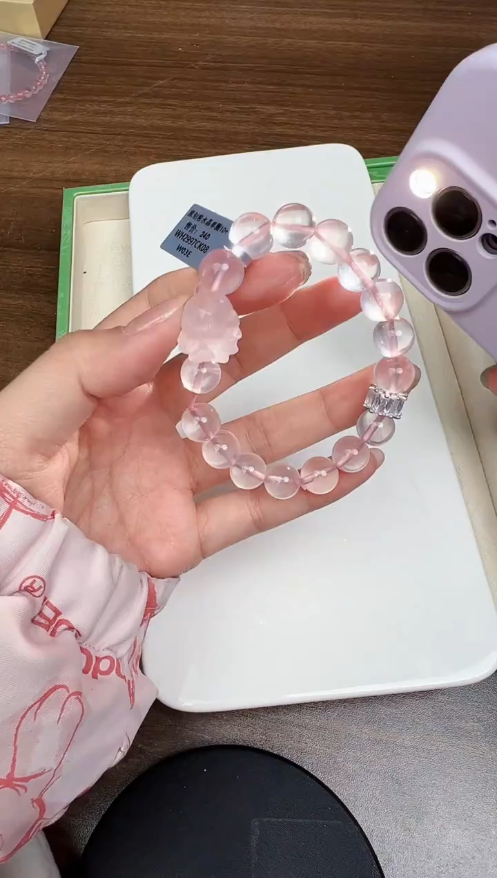 未镶嵌手链水晶悦3985 约10mm