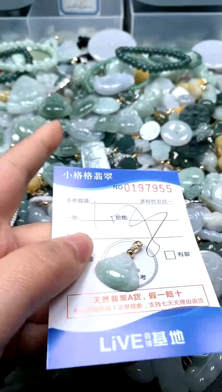 【闪购商品】翡翠颈饰未镶嵌闪购商品0197955
