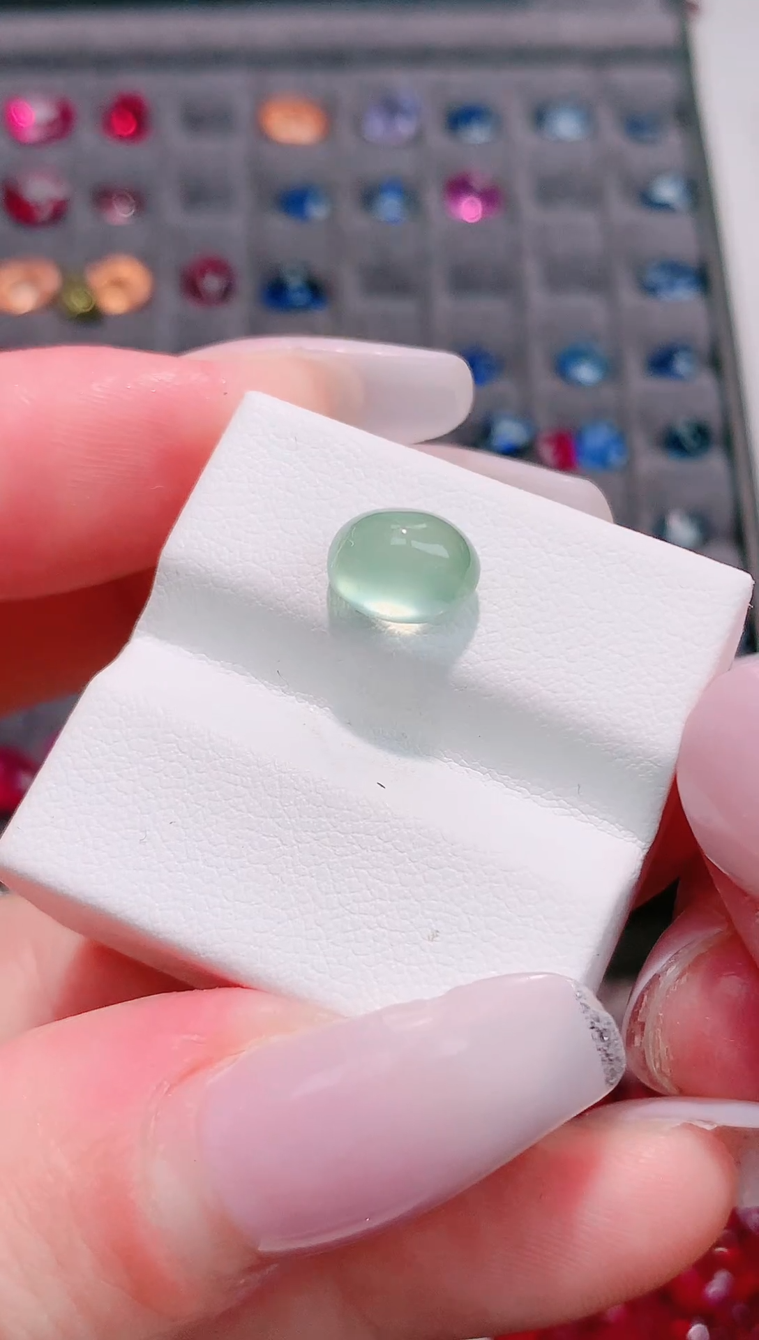 未镶嵌葡萄石珠宝半成品2.42ct