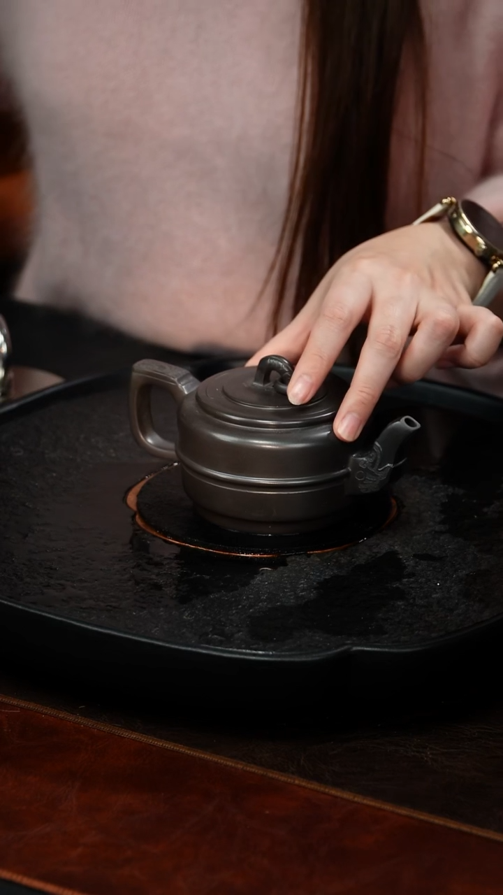 茶壶紫砂刘海清 集玉43 石黄 240毫升