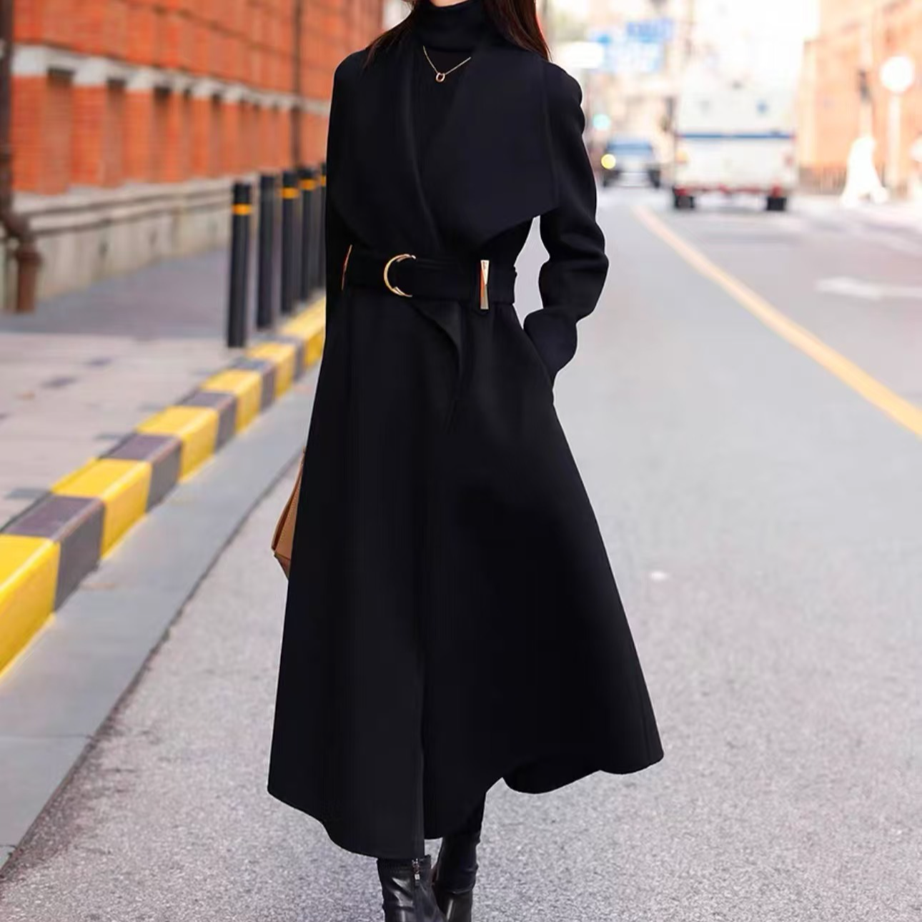 Q1201-1400秋冬季单面呢子大衣女士外套（请勿乱拍对应编码下单）