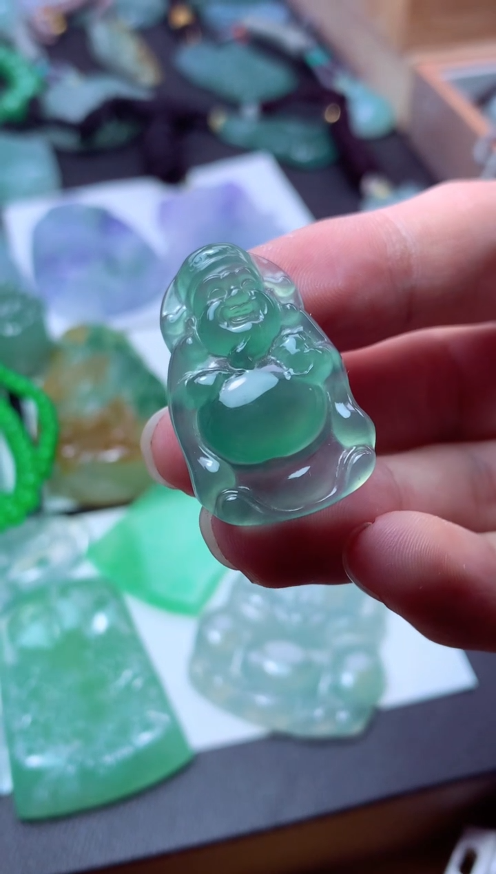 翡翠未镶嵌颈饰天然翡翠