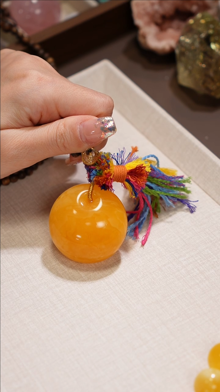 蜜蜡吊坠(不含链)未镶嵌蜜蜡平安扣