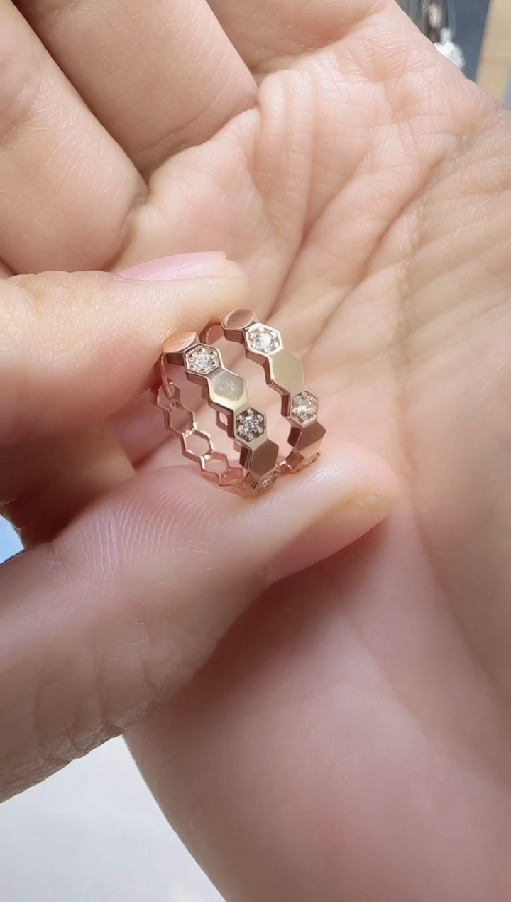 【闪购商品】天然钻石耳饰18K金镶嵌多样性发货发其一