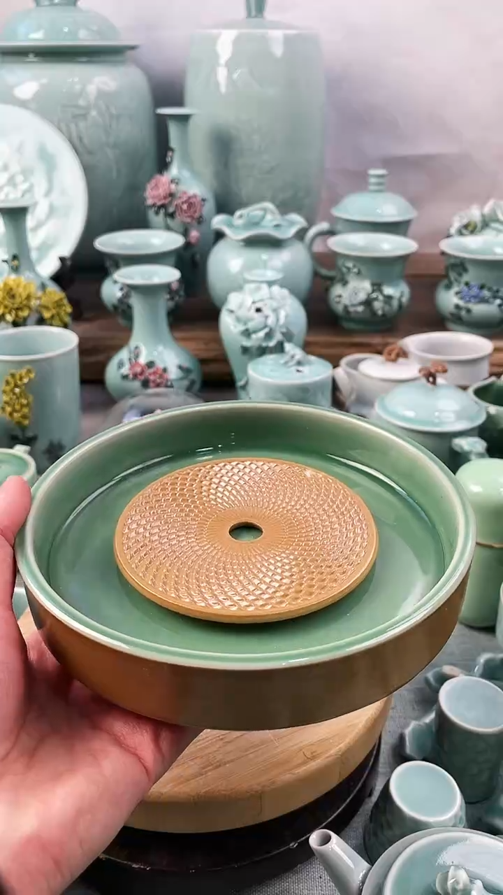 【闪购商品】特价 微瑕 慧仙青瓷