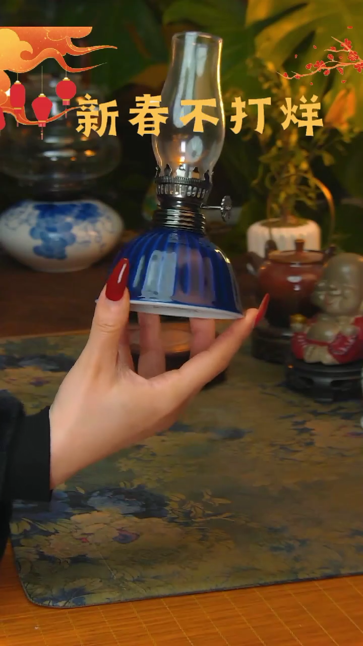 【闪购商品】景德镇陶瓷灯摆件