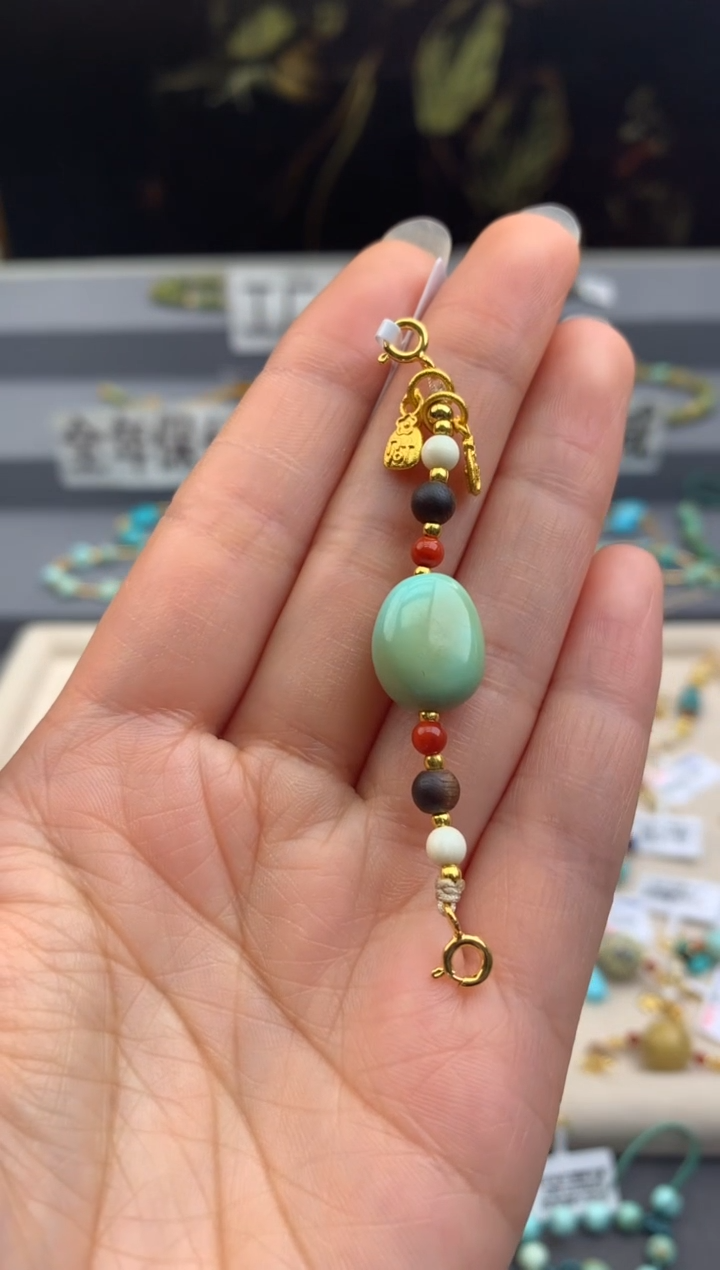 未镶嵌绿松石半链茜.A166