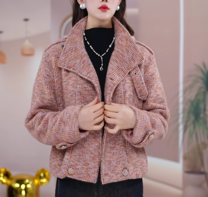 2025优雅时尚新款秋冬季洋气显瘦百搭女士短款休闲外套B19A