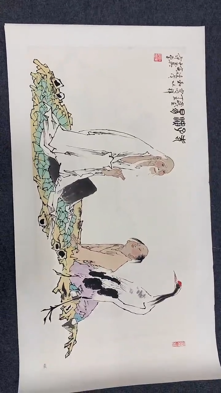 横款精品三尺人物，