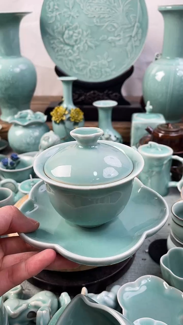 【闪购商品】特价福利 微瑕 慧仙青瓷