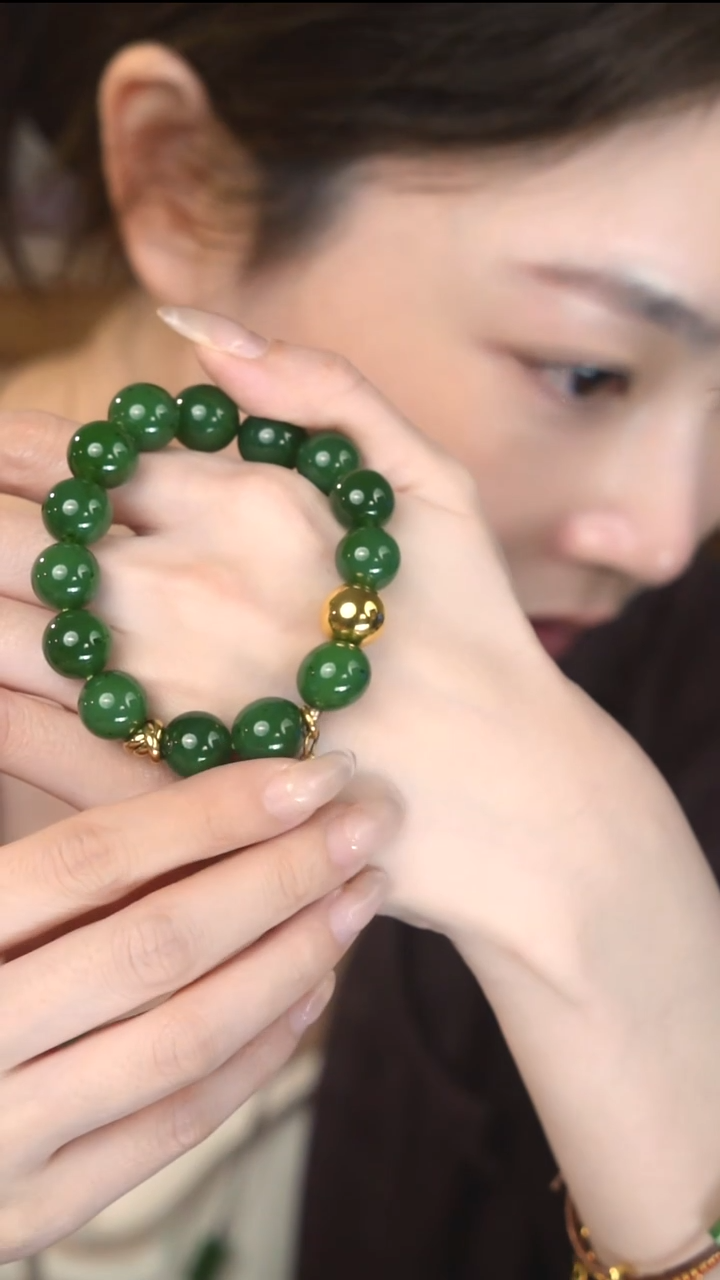 未镶嵌手串和田玉手串